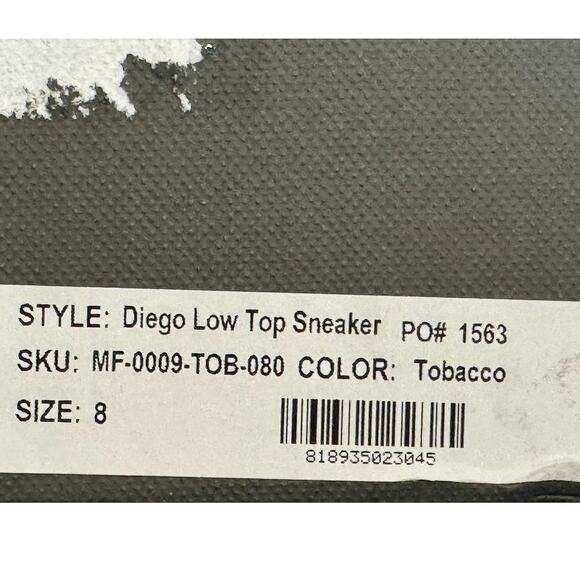 NISOLO Diego Low Top Sneaker – Men’s Size 8 – Tobacco – NEW in Box UNISEX - Picture 10 of 10
